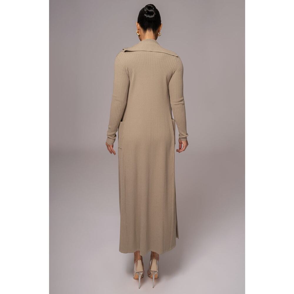 JLUXLABEL Lida Ribbed Duster - M/L - Picture 8 of 8